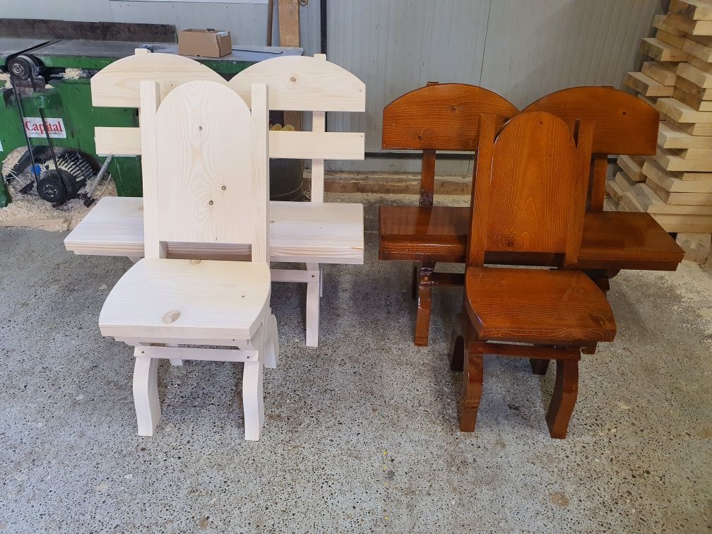 Masa soreanca cu  Bancute si caune . Mobilier rustic . Masa foisor
