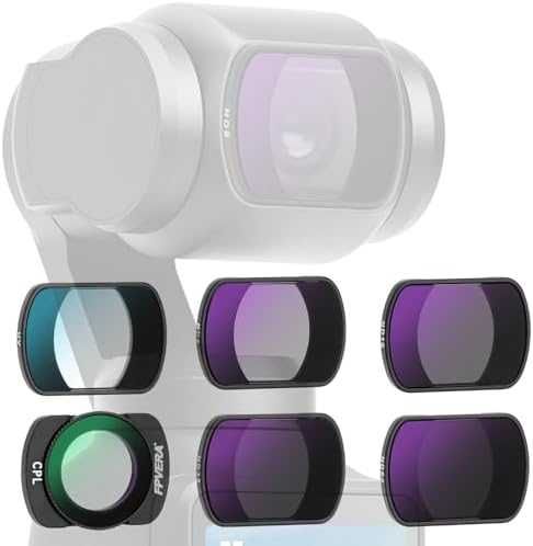 Нов комплект 6 броя ND CPL UV филтри за DJI Osmo Pocket 3 HD стъкло