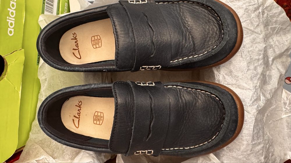 Мокасины Clarks кожа , оригинал