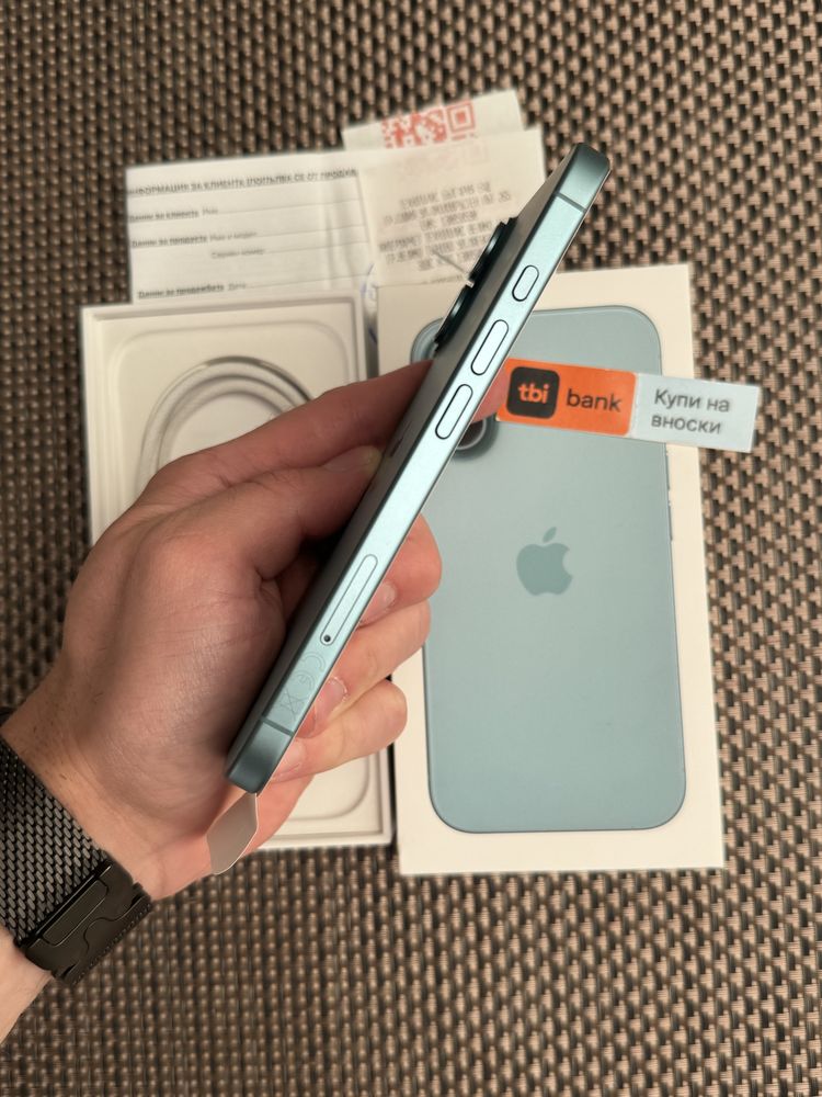 НОВ! /*ЛИЗИНГ*/ IPhone 16 128Gb Teal / 24М Гаранция