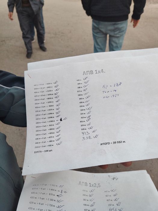 Кабель сотилади келишилган нархда