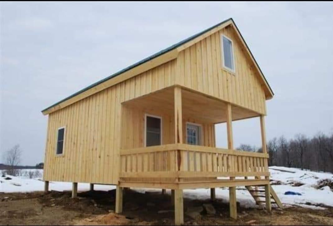 Case și cabane din lemn