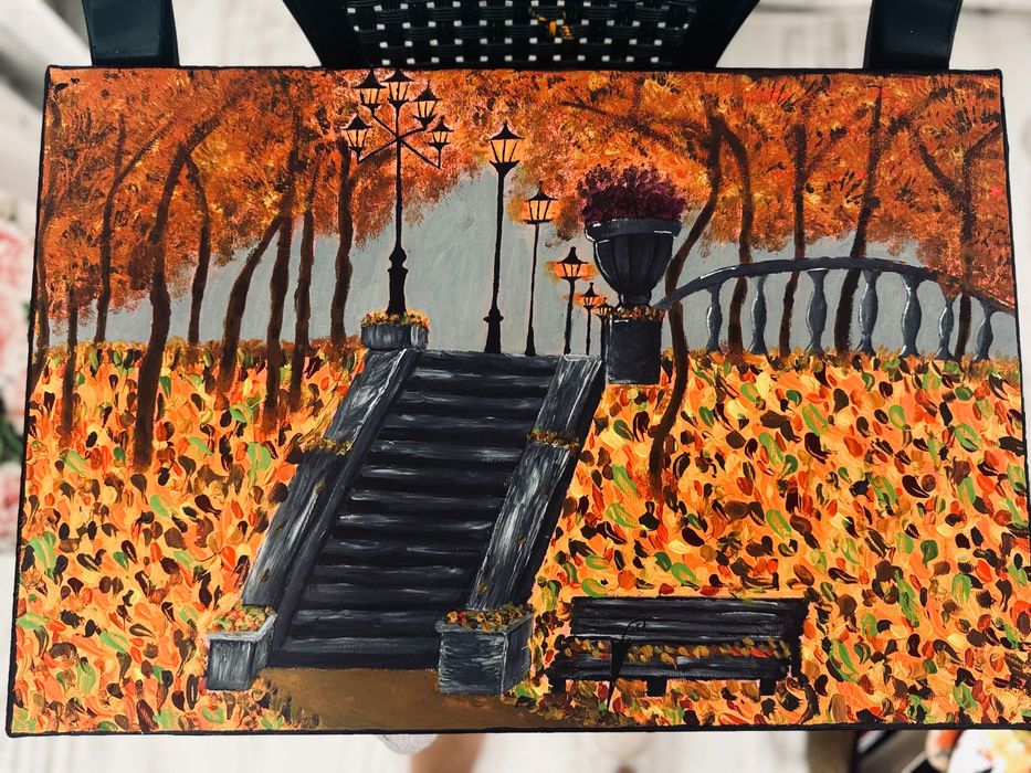 Tablou peisaj toamna