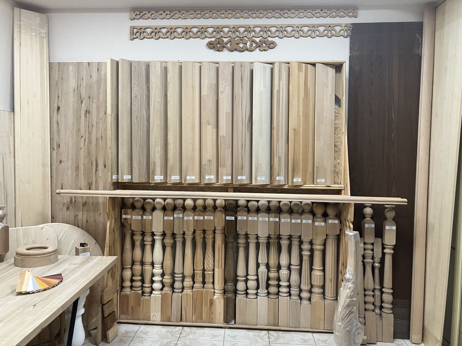 Лестница, ступени, балясины, МДФ, столешница, поручень, подоконник,