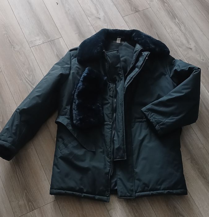 Продам бушлат военный новый, в подарок замена воротник цигейковый нов