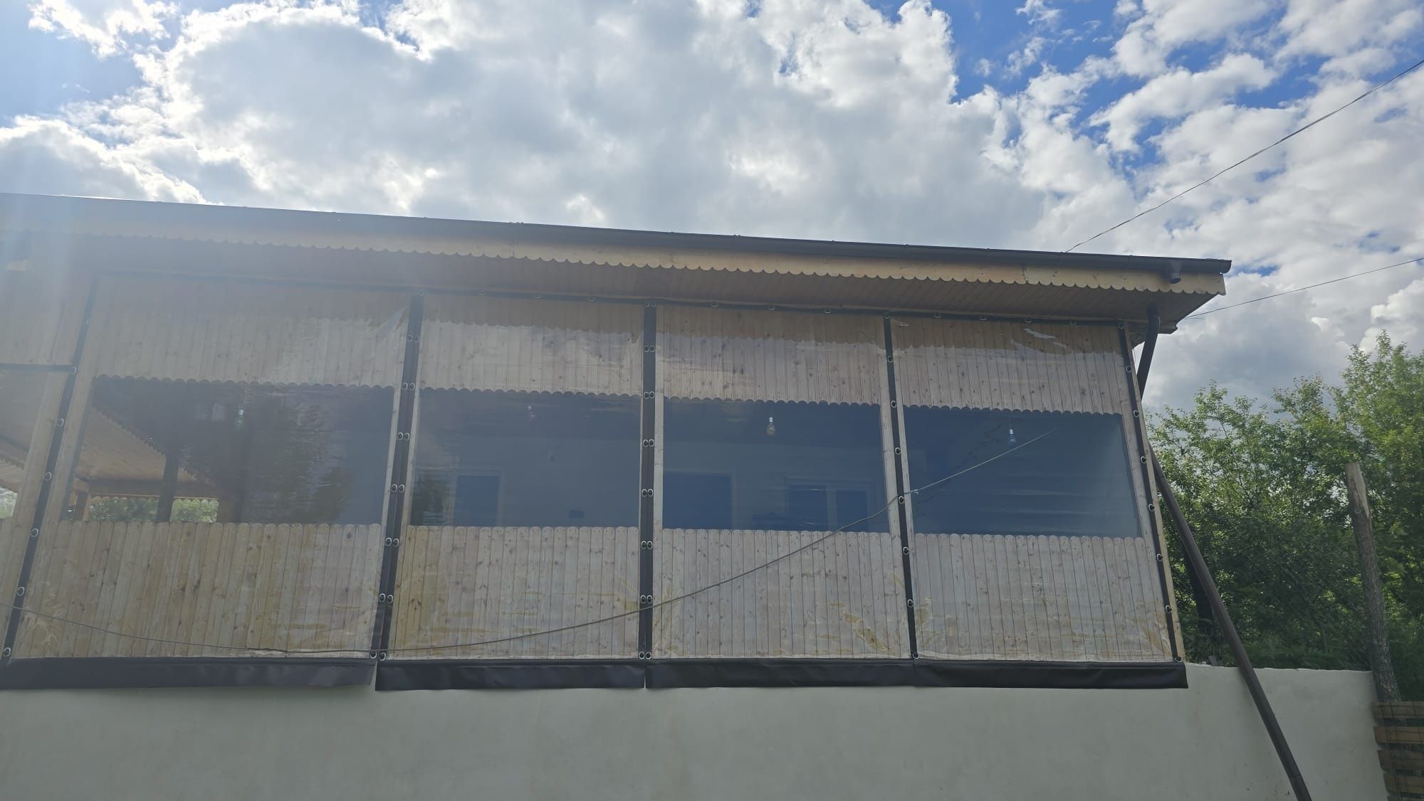 Închideri terase / foișoare cu folie