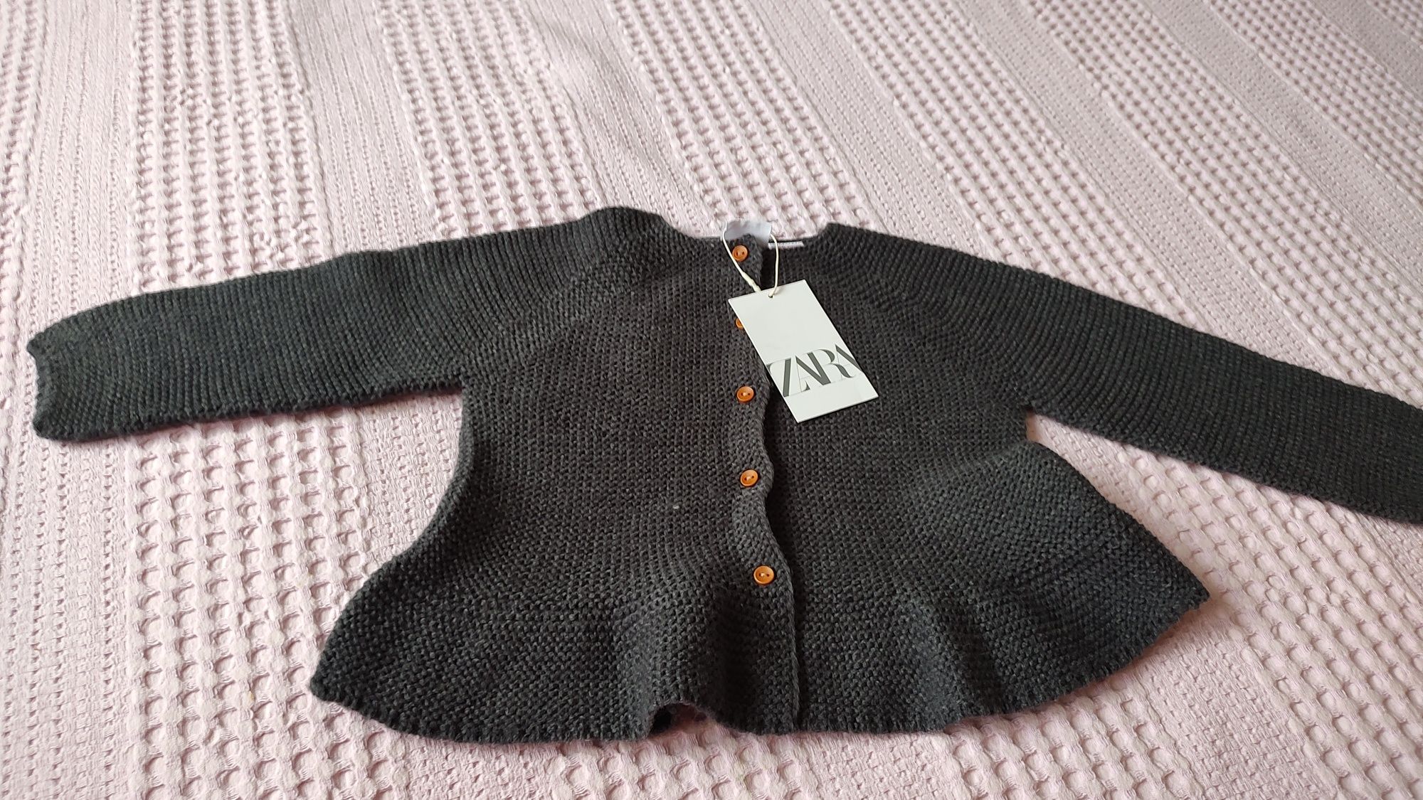 Set cardigan/pulovarase Zara marimea 86-92cm