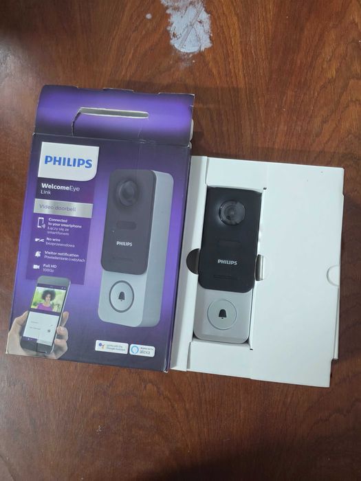 Interfon wireless cu acumulator WelcomeEye Link, Philips, Wi-Fi