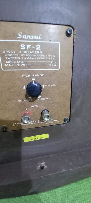 Boxe RARE Sansui sf 2 omniradiale
