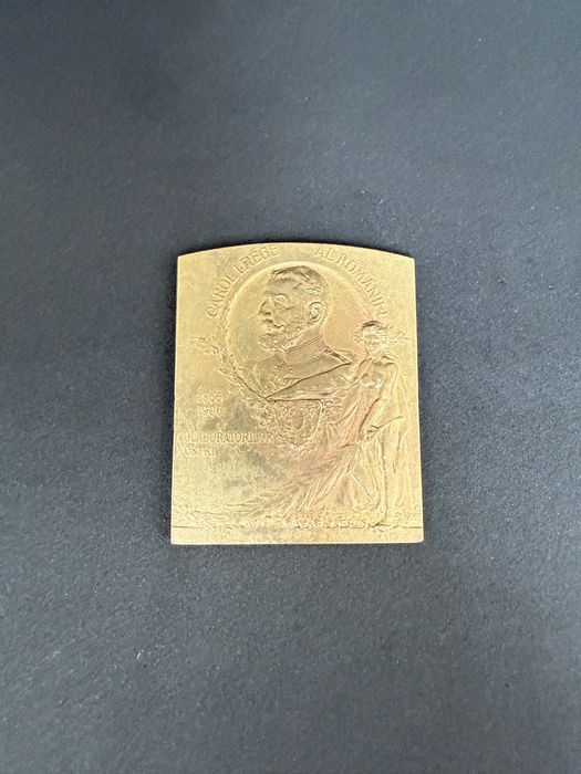 Placheta Bronz 1906 rara