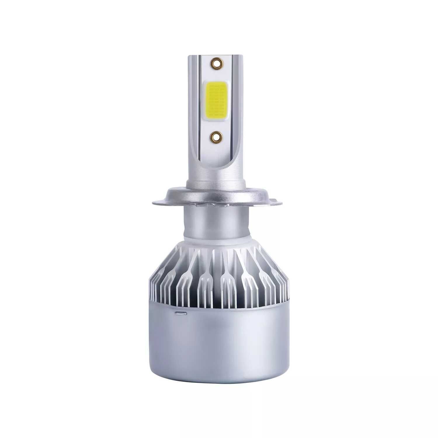 Гаранция! Висококачествени LED Крушки за Фарове 72W за H1, H4 и H7