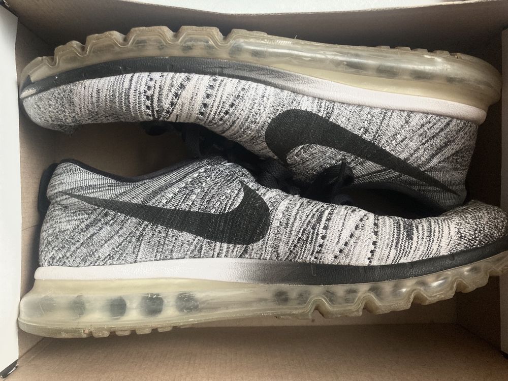 Маратонки Nike Flyknit Air Max Oreo 47.5