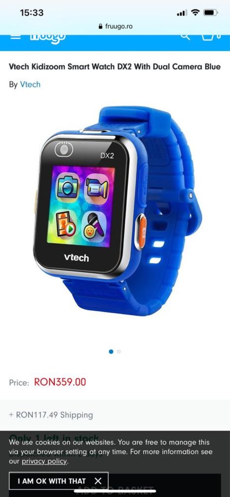 Smart watch copii 4+