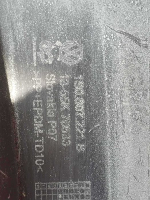 предна броня VW Up модел 2011-2016 г. #1036V.