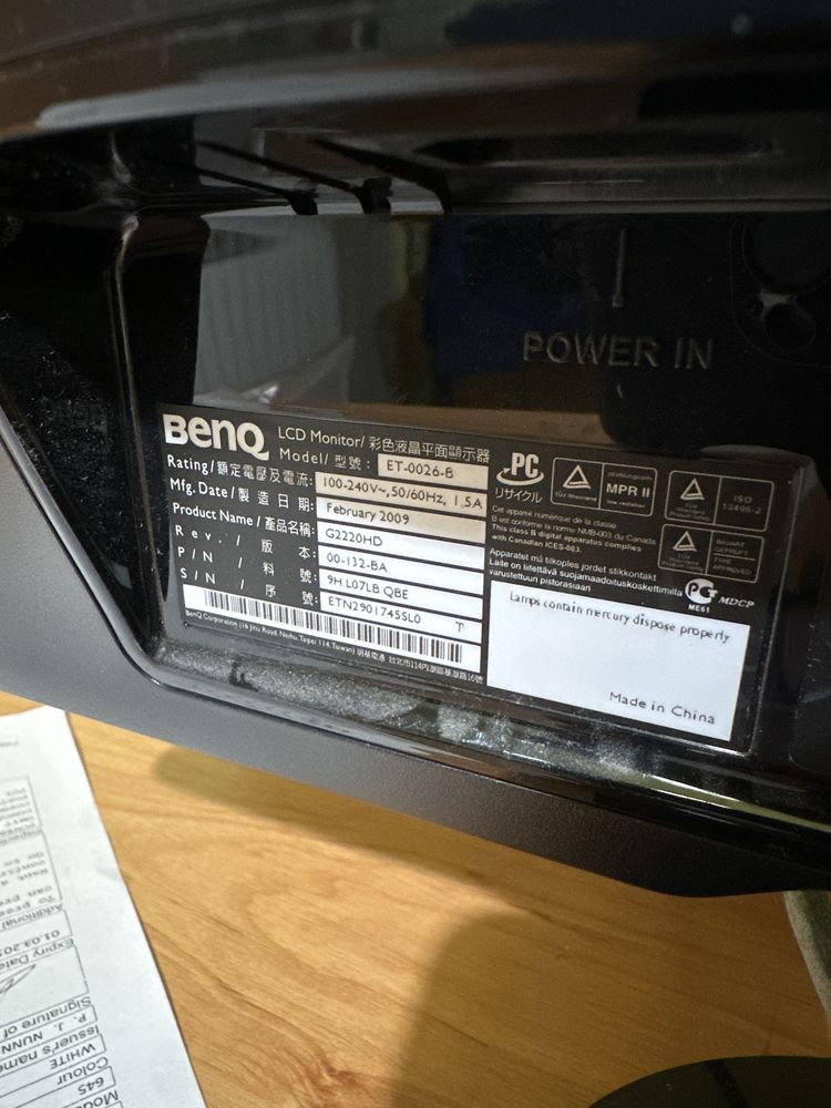 Монитор BenQ 22''