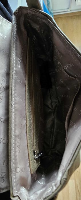 Poseta din piele La Socki, de dama, bej