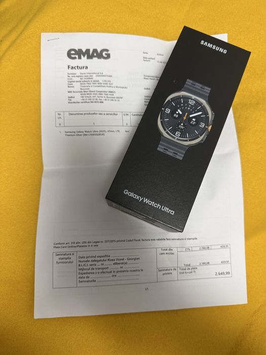 Oferta !! Samsung Galaxy Watch Ultra  Nou 2025 Garantie si factura !