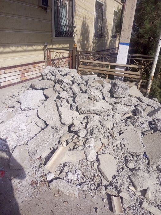 Бетон булаклари бепул
