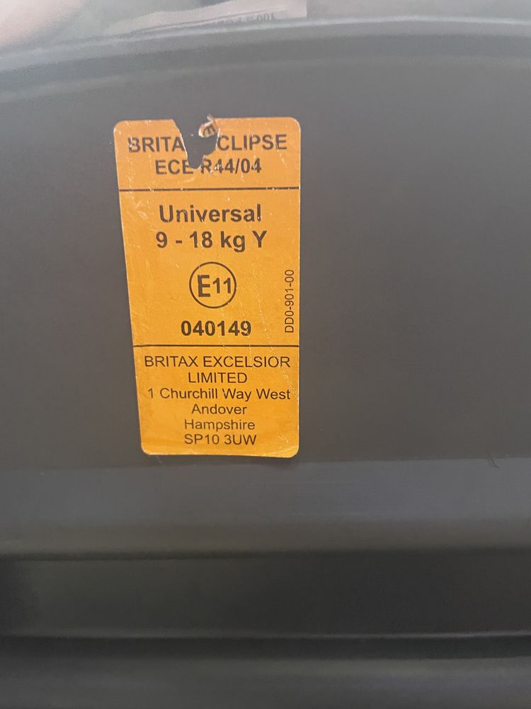 Стол за кола Britax 9-18 кг.