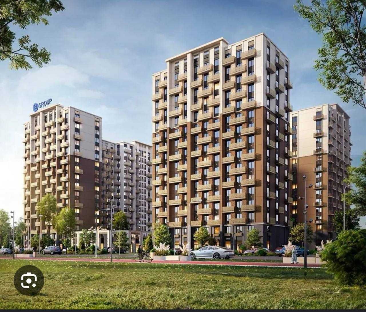 BI GROUP  продается 3х ком квартира в ЖК "Sado" 67.81м2 есть рассрочка