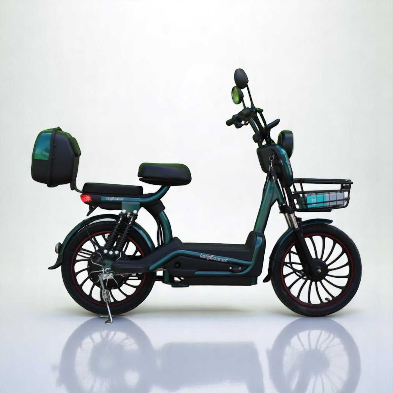 НОВ МОДЕЛ Електрически мотопед с педали MaxMotors EBZ20 1200W/60V/20Ah