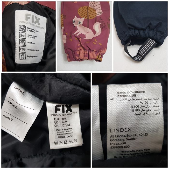 Salopeta nouă ptr iarnă FIX Swedish, Overall ski combinezon zăpadă 122