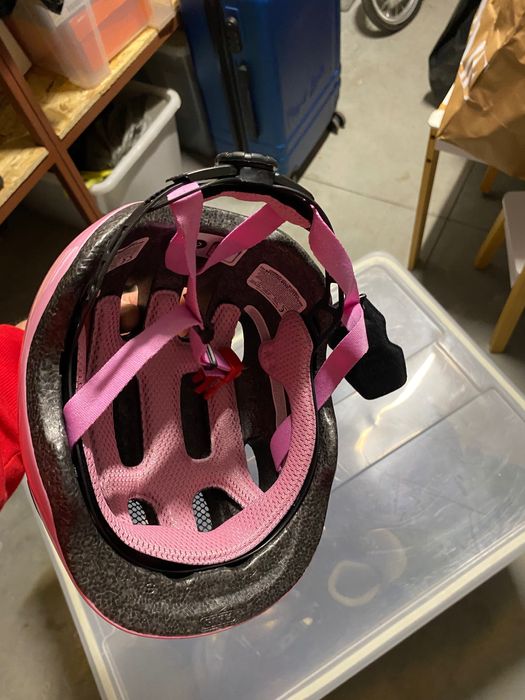 Abus cască bicicletă copii fetiță roz mărime S 45-50 cm
