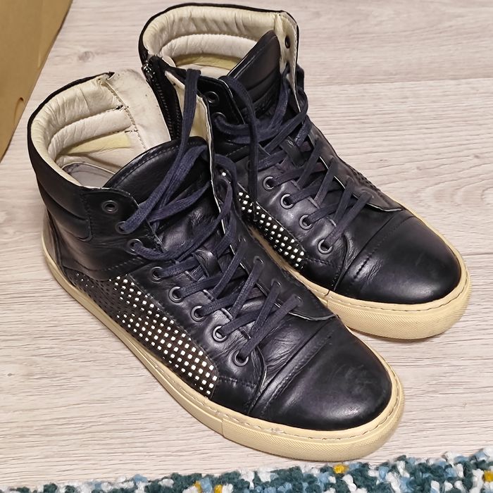 Кожени кецове Jack & Jones, високи, 42