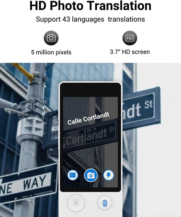 XUPURTLK Двупосочен гласов преводач в реално време -144 езика