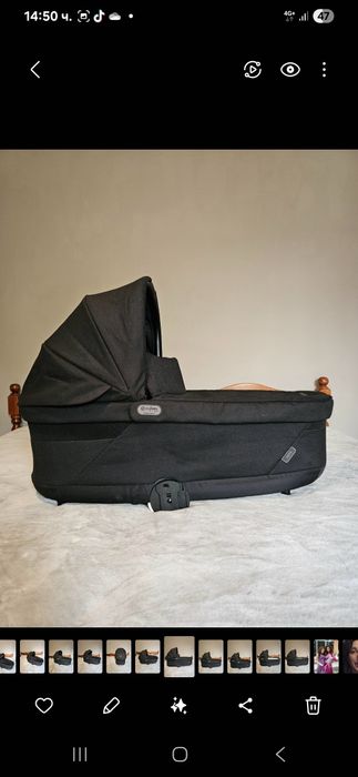 Кош Cybex Cot S Lux Moon Black