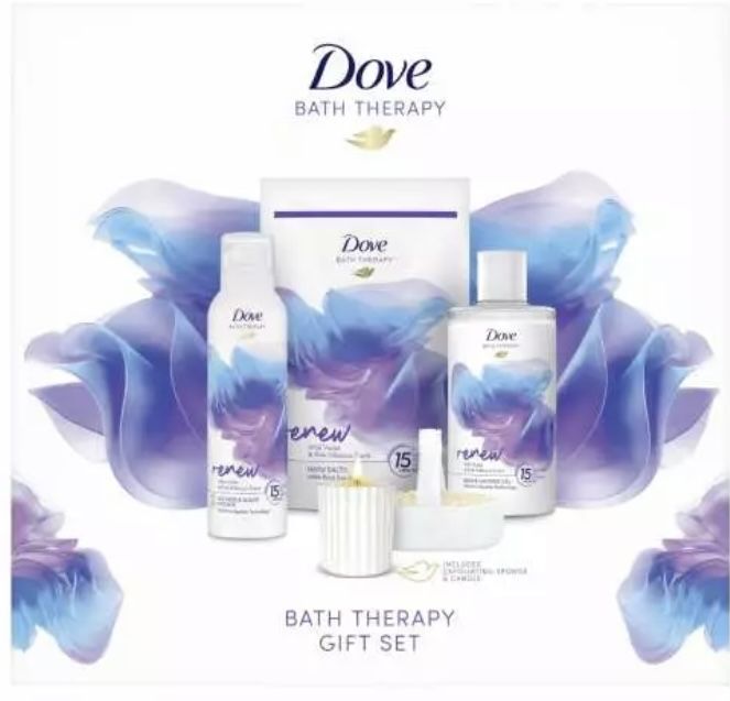 Dove Bath Therapy Gift Set