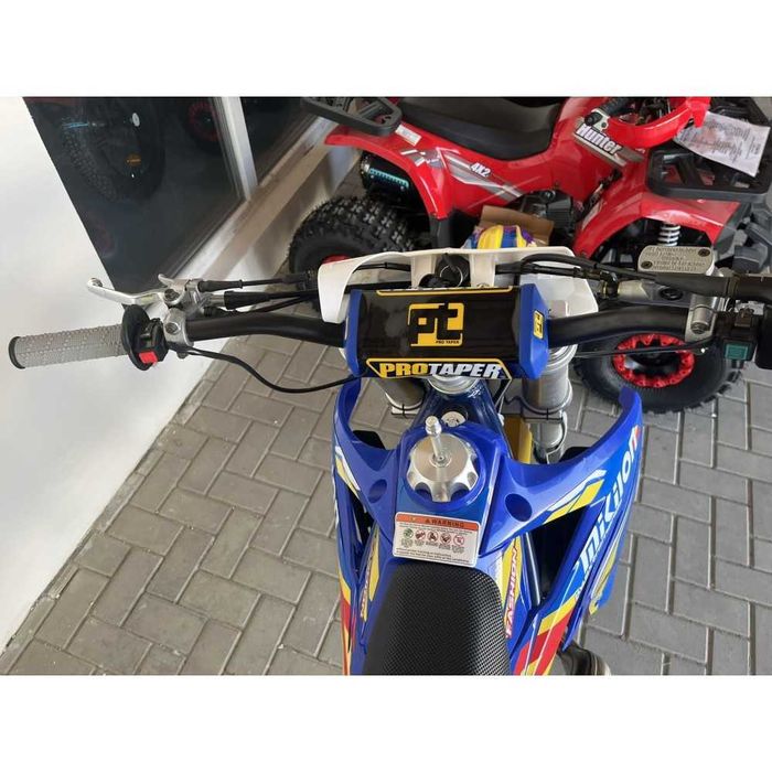 Motocicleta cross MZK Mikilon 250cc 21/18 4T benzina albastru/galben