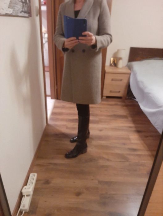 Palton Zara marimea M lana Manteco ca nou