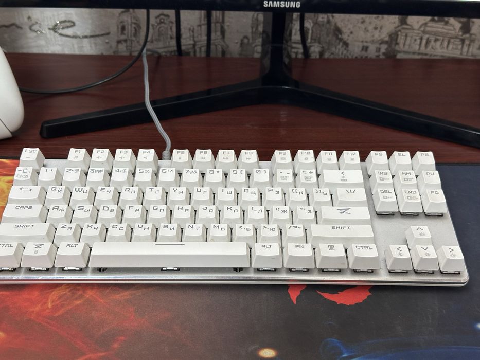 Клавиатура Zet gaming blade pro белая