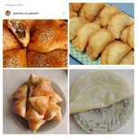 Баурсаки, булочки, самса, шелпек