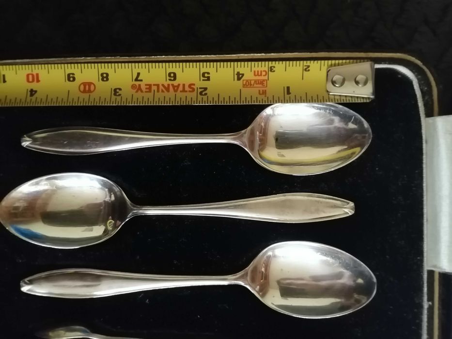 2 seturi lingurite argint masiv 87+82 gr