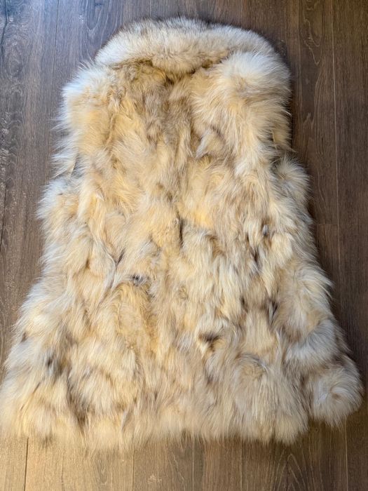 Vesta blană naturală de vulpe