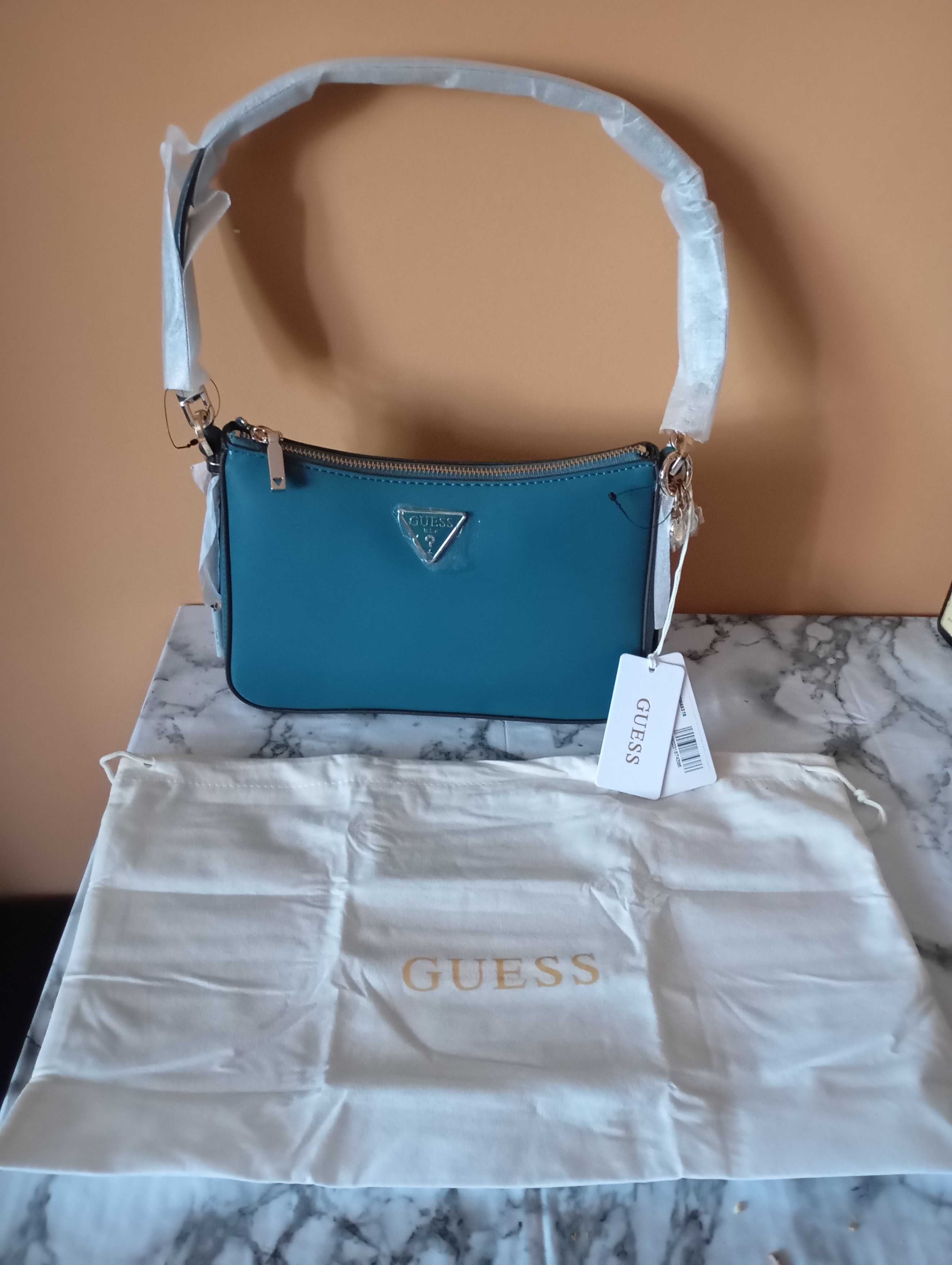 Чанта Guess.  Daryna 2 Comp Satche HWVG94 93180. Електриков. Нова.