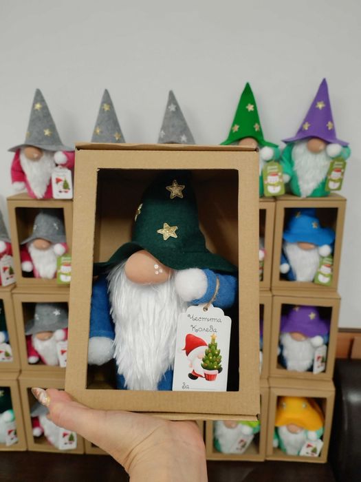 Коледно джудже гном ръчно изработено