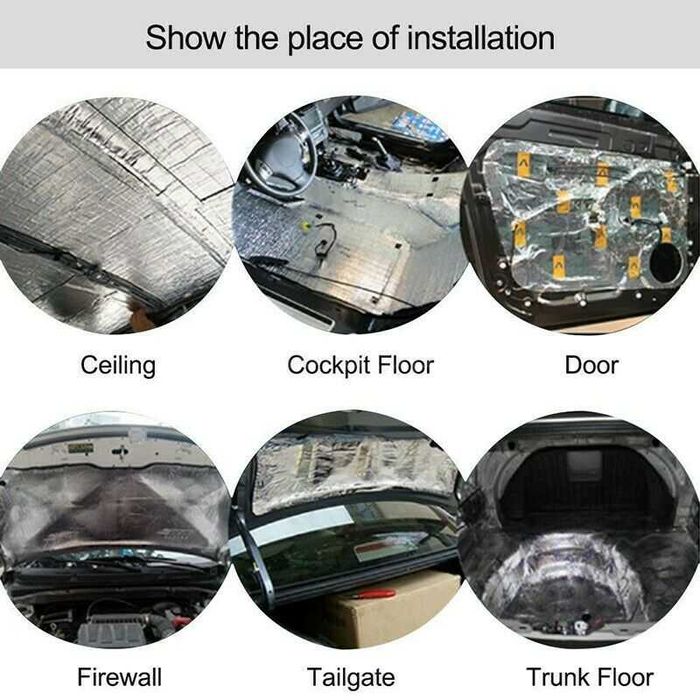 Folie adeziva aluminiu, Insonorizare Antifonare Auto. Noua!