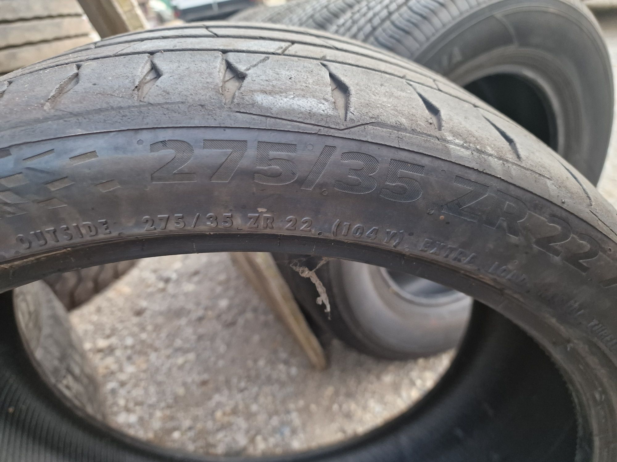 Anvelopă  275/35R22 marca Continental, DOT 2023,6 mm