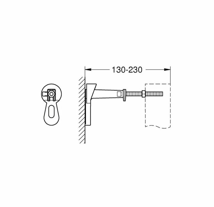 Suport de prindere in perete Grohe Rapid SL