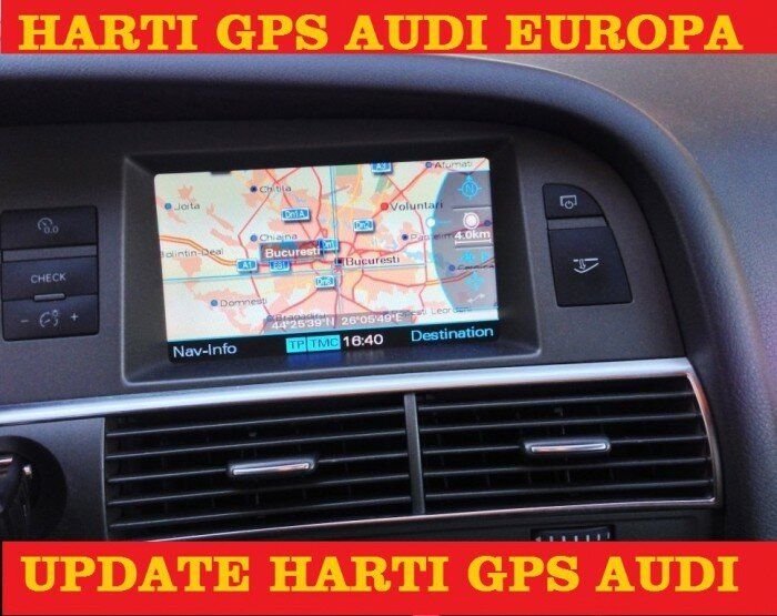 Dvd Navigatie Audi MMI 2G Pt A4 A5 A6 A8 Q7 Europa+Romania