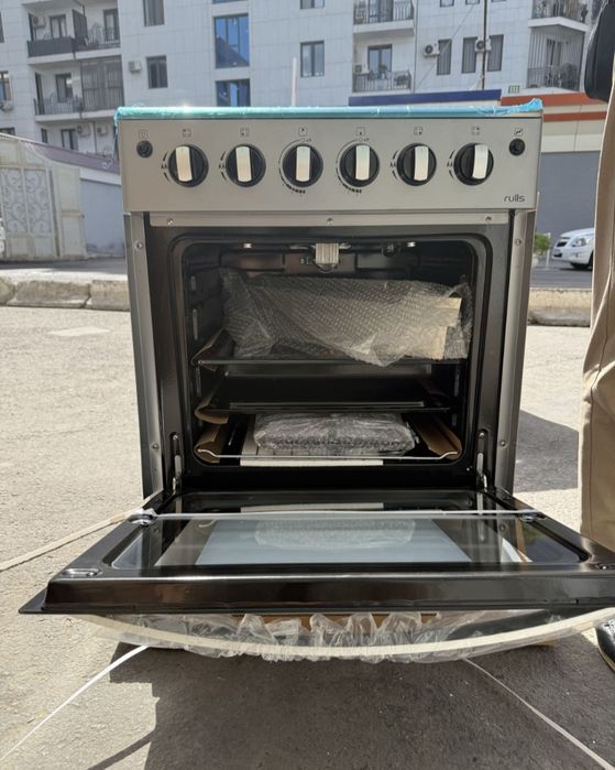 Gaz plita arzon narxda rulls brend kafolat 3 yil