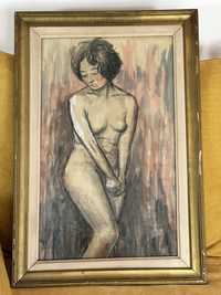 Tablou, nud, 1963, Natalia Tofan