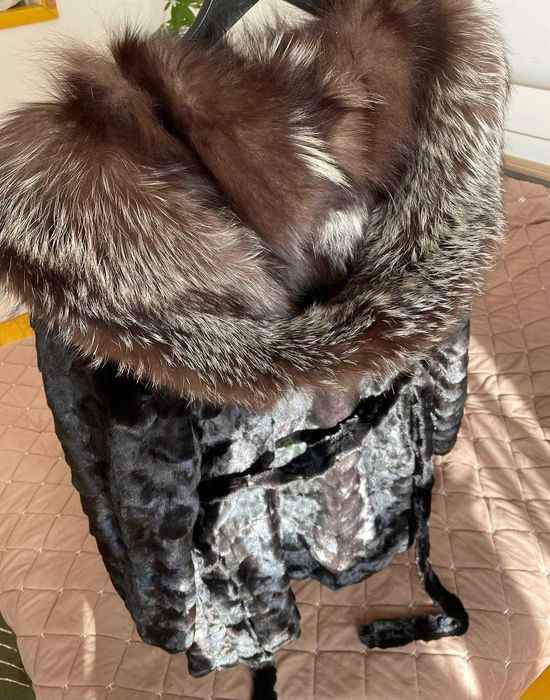 Palton din blană 100% naturala