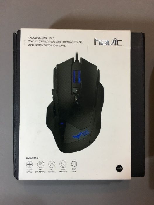 Mouse Havit HV-MS735 HV-MS55GT Wireless Ergonomic Gaming 12000dpi