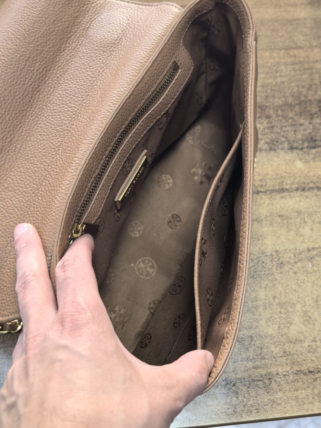 Tory Burch Large Britten Flap Crossbody Bag