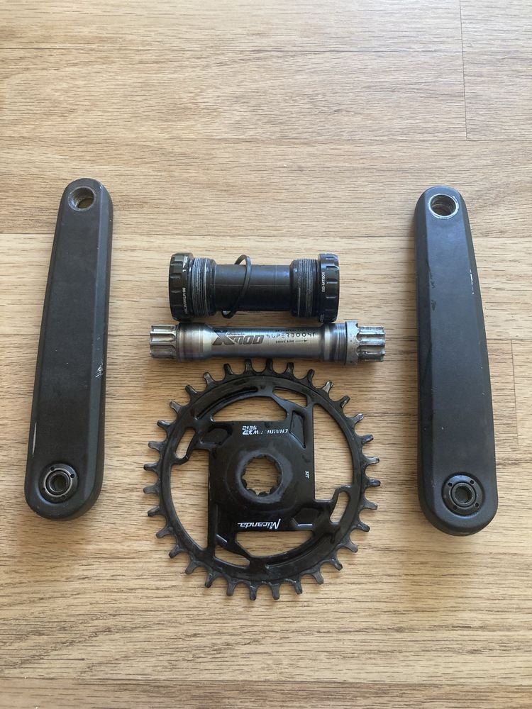 Курбели Miranda XMOD, Shimano BB- MT801