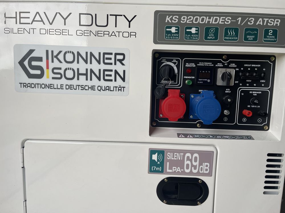 Generator curent Konner Sohnen 7,5kW Diesel